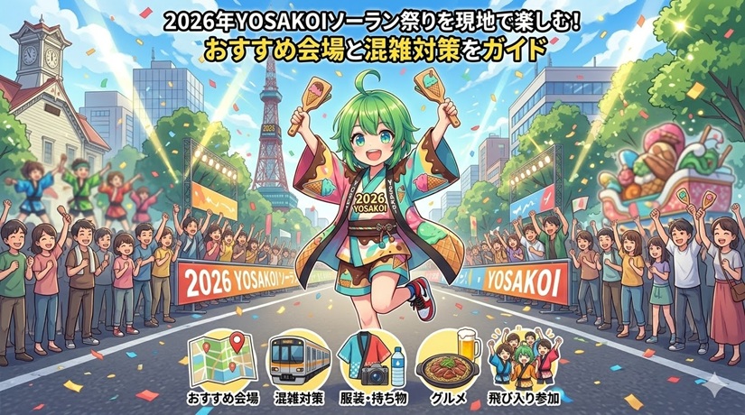 2026年YOSAKOIソーラン祭りを現地で楽しむ！