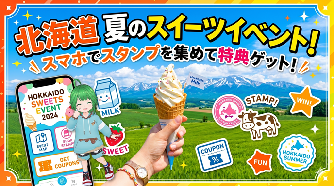 【北海道ソフトクリームラリー2026】スマホで簡単参加！
