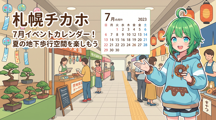 【2026年7月】札幌チカホ7月イベントカレンダー！