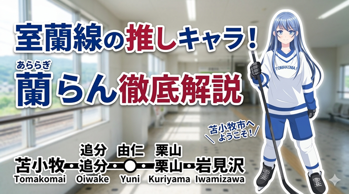 JR室蘭線の推しキャラクター「蘭らん」とは？