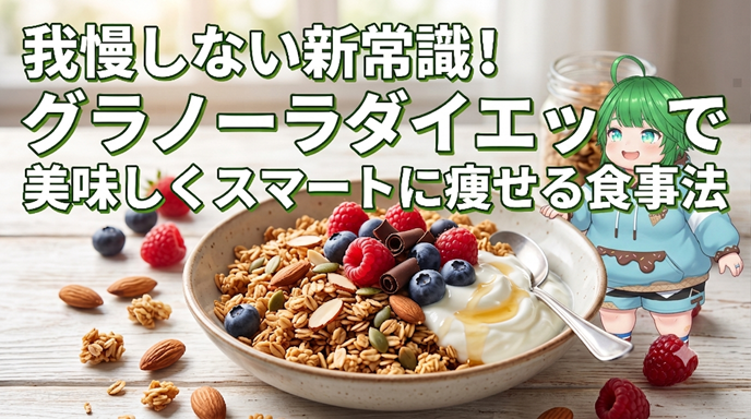 我慢しない新常識！グラノーラダイエットで美味しくスマートに痩せる食事法